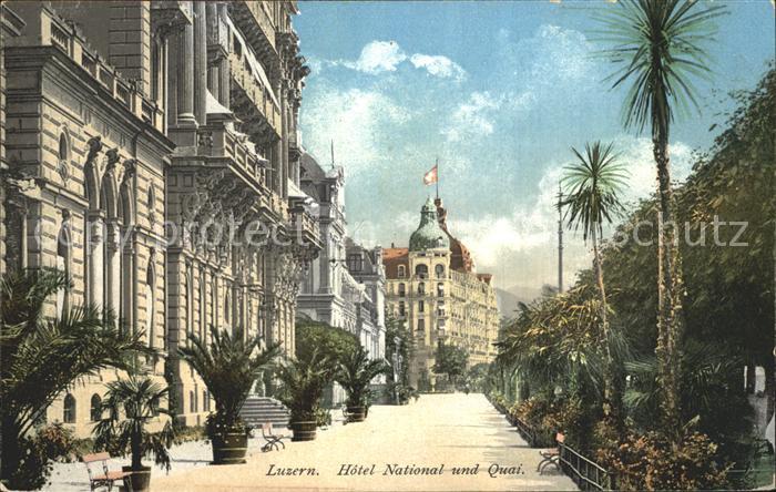 Luzern LU Hotel National und Quai