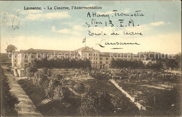 Lausanne VD La Caserne Assermentation