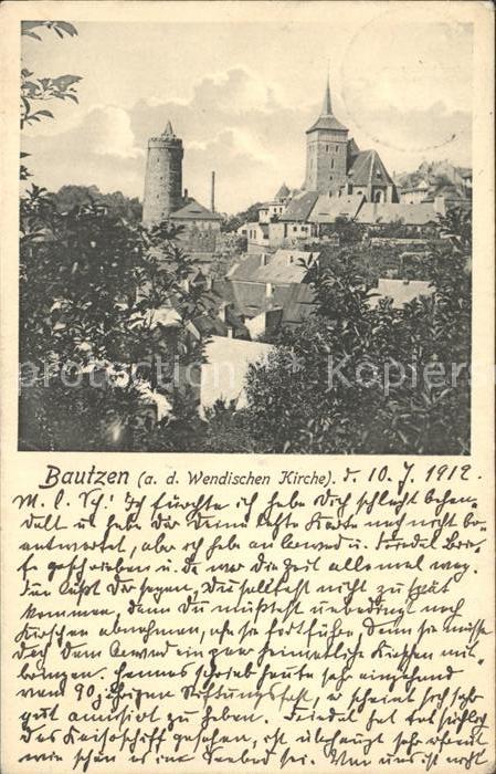 Bautzen Sachsen Alte Wasserkunst Michaeliskirche