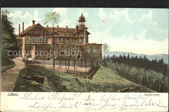 Loebau Sachsen Honigbrunnen Berggasthof