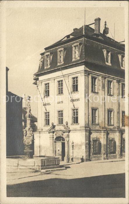 Zittau Altes Amtsgericht Brunnen