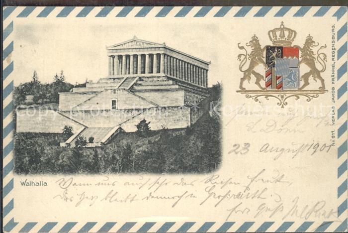 Donaustauf Walhalla Gedenkstaette Wappen Krone