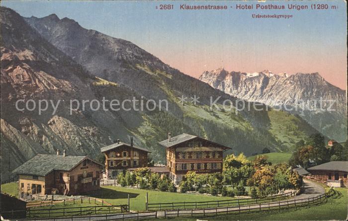 Klausenstrasse Hotel Posthaus Urigen