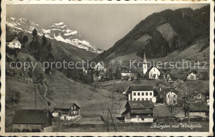 Buerglen UR mit Windgaelle