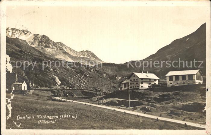 Flueela Gasthaus Tschuggen im Flueelatal