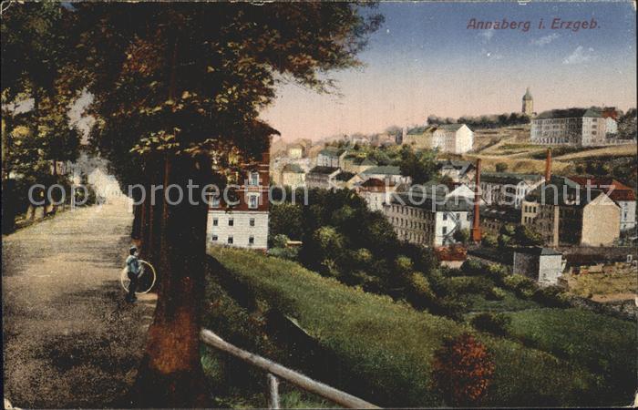 Annaberg-Buchholz Erzgebirge Stadtblick