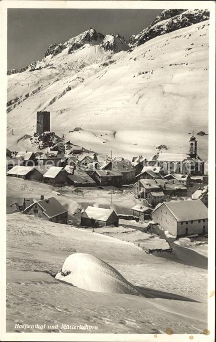 Hospental mit Muetterlishorn