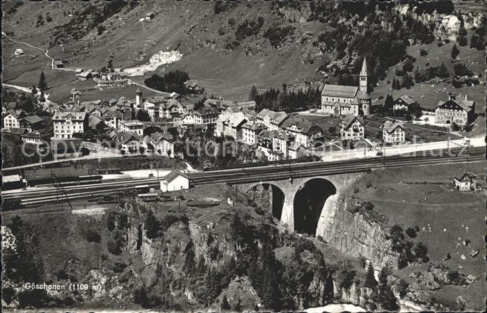Goeschenen Teilansicht Eisenbahnbruecke