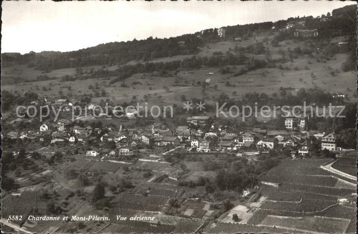 Chardonne et Mont Pelerin Vue aerienne