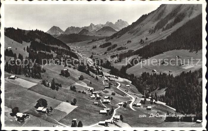 La Comballaz Vue aerienne