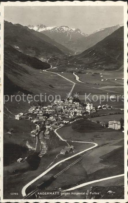 Andermatt mit Hospental und Furka