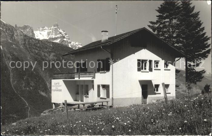 Champex sur Dorenaz Cafe Restaurant du Teleferique et Cime de l'Est
