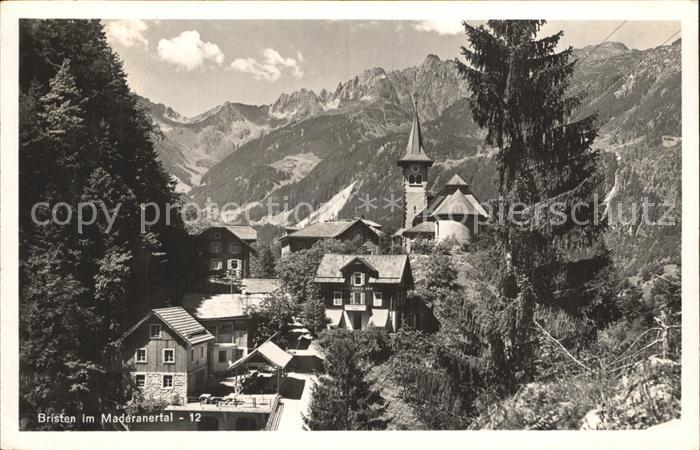 Bristen Uri Teilansicht