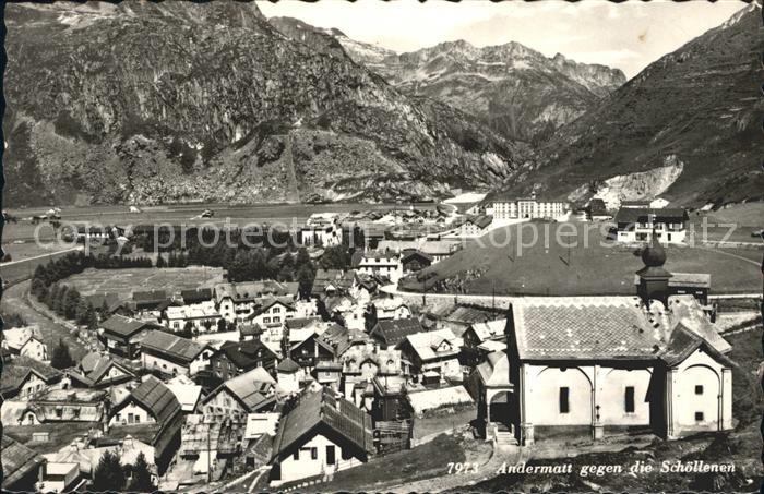 Andermatt mit den Schoellenen