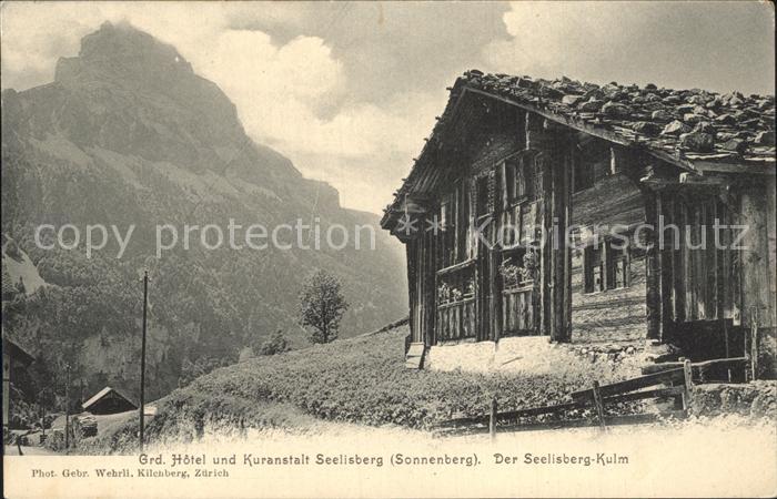 Seelisberg UR Grand Hotel und Kuranstalt Seelisberg mit Seelisberg Kulm