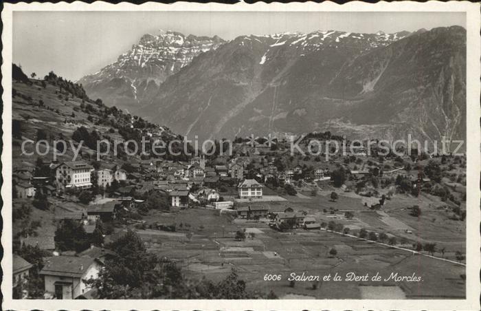 Salvan et la Dent de Morcles