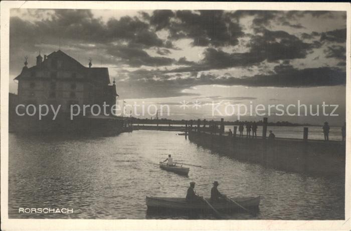 Rorschach Bodensee Abendstimmung