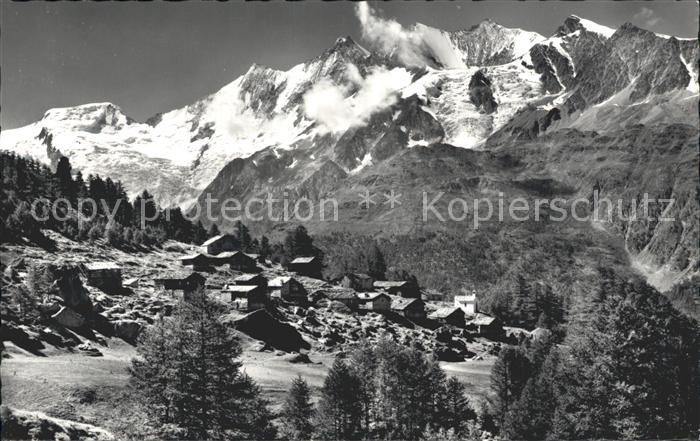 Saas Grund Triftalp mit Mischabelgruppe