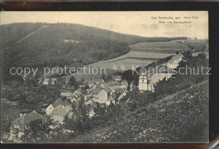 Bad Gottleuba-Berggiesshuebel Klein Tirol vom Marieugruendel