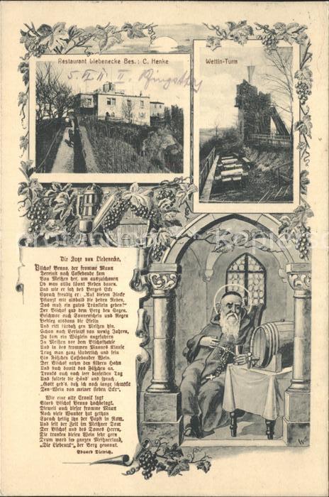 Cossebaude Wettlin Turm  Restaurant Liebenecke