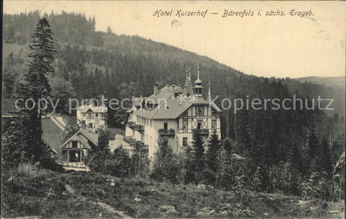 Baerenfels Erzgebirge Hotel Kaiserhof