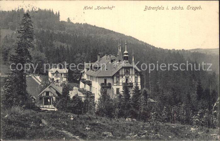 Baerenfels Erzgebirge Hotel Kaiserhof