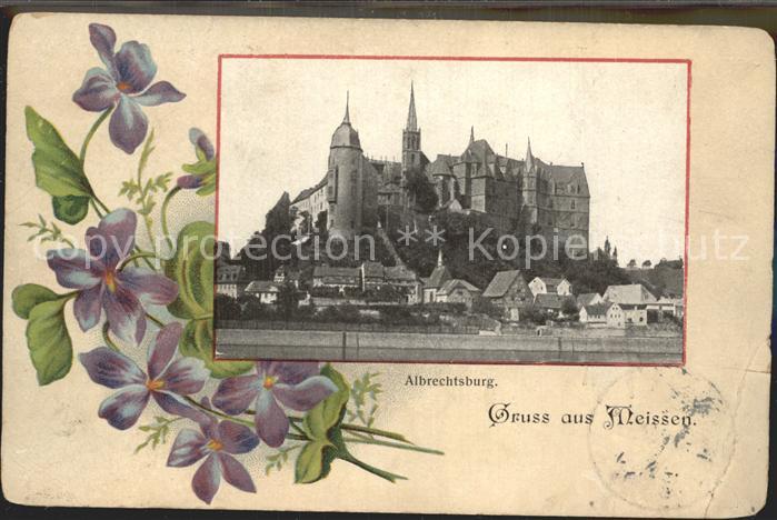 Meissen Elbe Sachsen Albrechtsburg