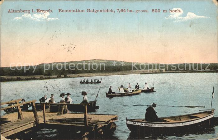 Altenberg Erzgebirge Bootstation Galgenteich