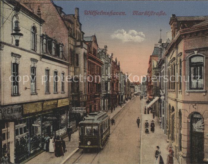 Wilhelmshaven CITY Marktstrasse Strassenbahn