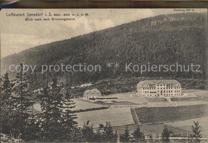 Jonsdorf Blick nach dem Erholungsheim