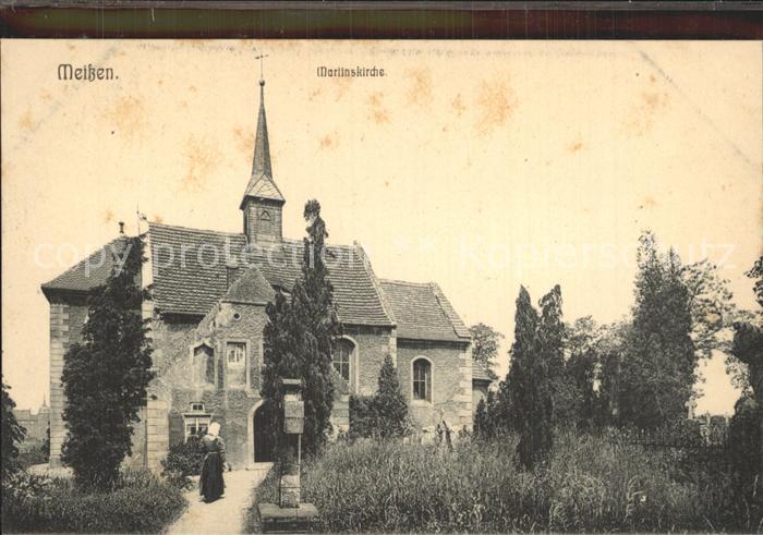Meissen Elbe Sachsen Martinskirche
