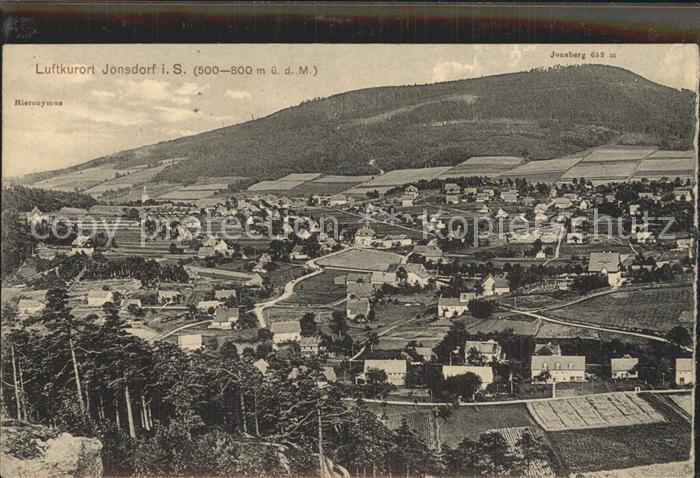 Jonsdorf Panorama mit Jonsberg Zittauer Gebirge