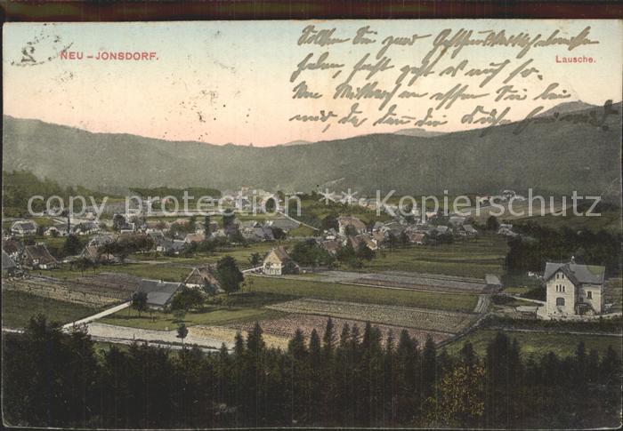 Neujonsdorf Panorama Lausche Zittauer Gebirge