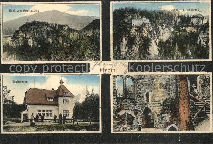 Oybin Sachsen Ameisenberg Berg Oybin Ortelwand Bergrestaurant Toepferbaude Kirch