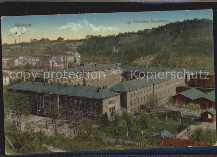 Meissen Elbe Sachsen Kgl Porzellan Manufaktur