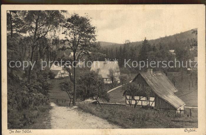 Oybin Sachsen In der Hoelle Serie Saechsische Heimatschutz Postkarten
