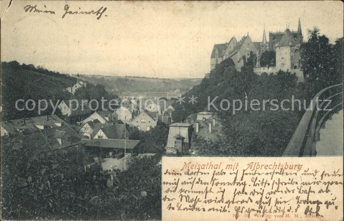 Meisatal Meissen mit Albrechtsburg