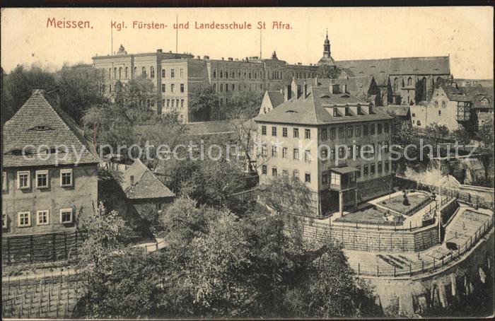 Meissen Elbe Sachsen Kgl Fuersten und Landesschule St Afra
