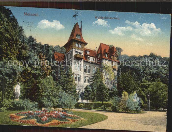 Meissen Elbe Sachsen Waldschloesschen