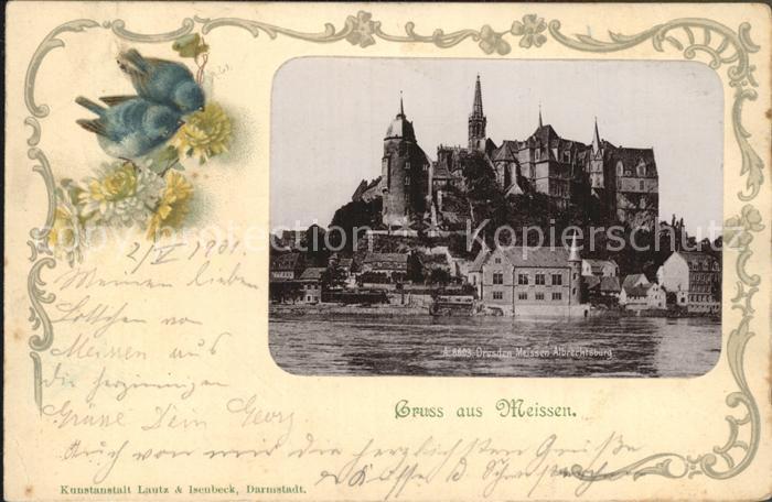 Meissen Elbe Sachsen Burgberg Albrechtsburg