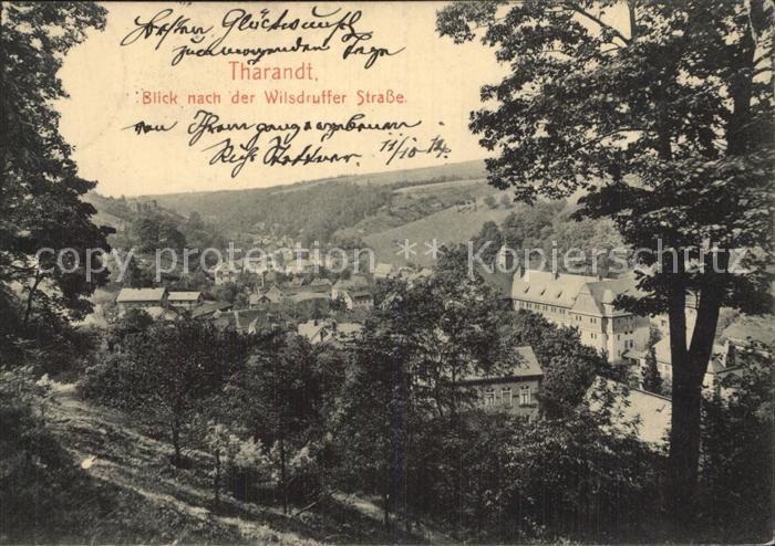 Tharandt Blick nach der Wilsdruffer Strasse