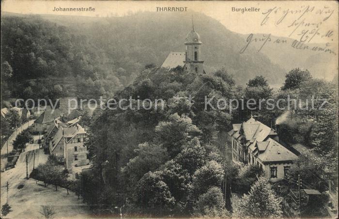 Tharandt Johannesstrasse Burgkeller Kirche
