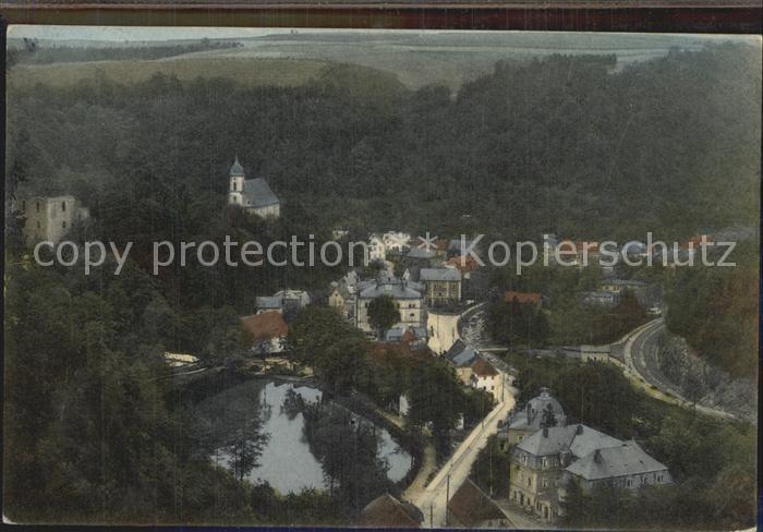 Tharandt Schlossteich Ruine Kirche