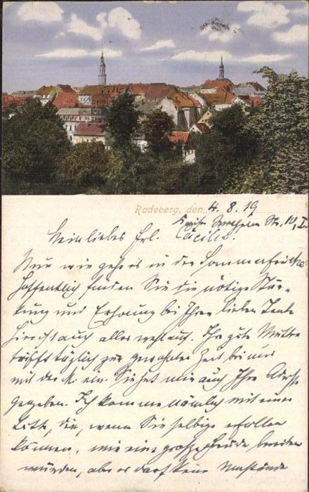 Radeberg Sachsen Teilansicht