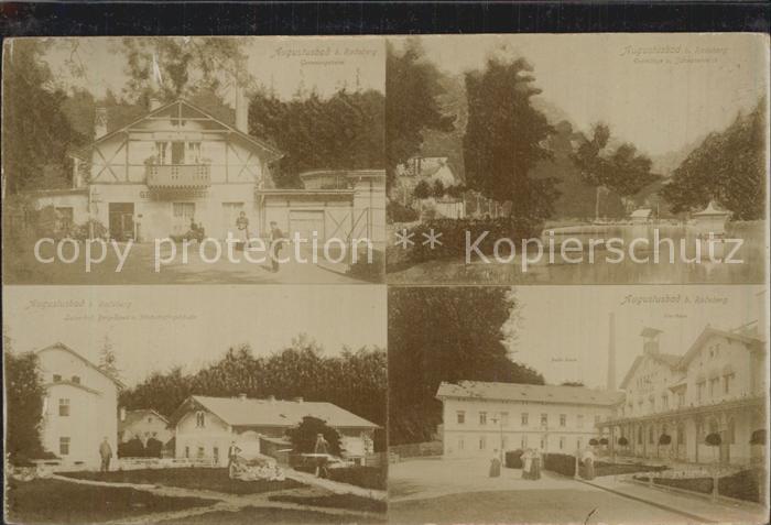 Augustusbad-Liegau Genesungsheim Eremitage Schwanenteich Kurhaus Luiserhof Bergh
