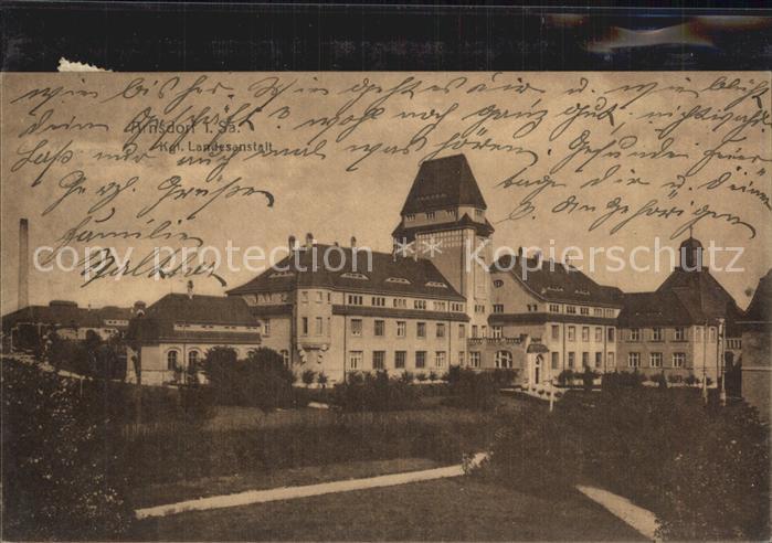 Arnsdorf Dresden Kgl Landesanstalt Verwaltungsgebaeude