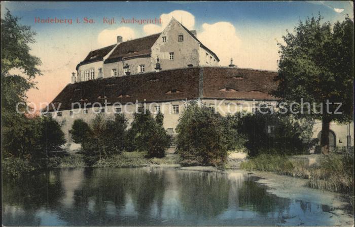 Radeberg Sachsen Kgl Amtsgericht Teich