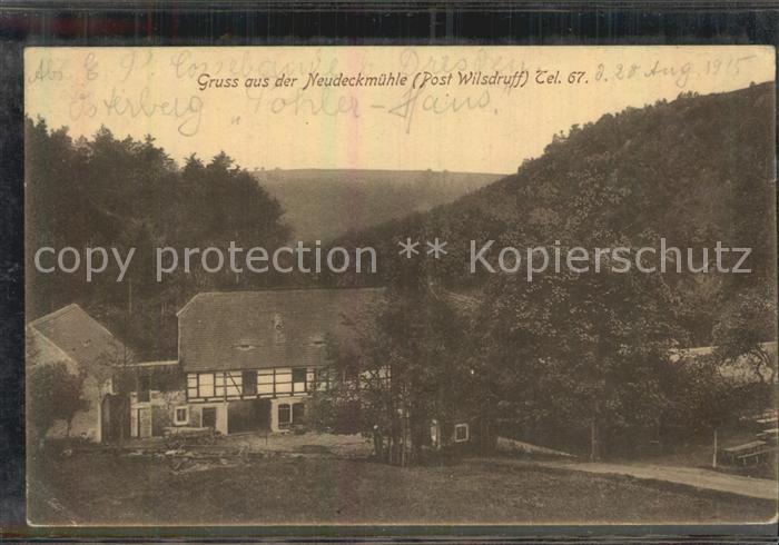 Wilsdruff Neudeckmuehle im Saubachtal