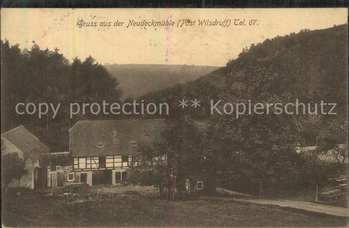 Wilsdruff Neudeckmuehle im Saubachtal
