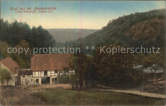 Wilsdruff Neudeckmuehle im Saubachtal